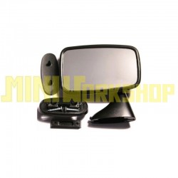 SPECCHIETTO RETROVISORE IN METALLO NERO - LATO SINISTRO (CONDUCENTE)