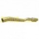 TUBO COLLEGAMENTO CON SILENZIATORE ACCIAIO TEMP COLLETTORE TERMINALE 44MM