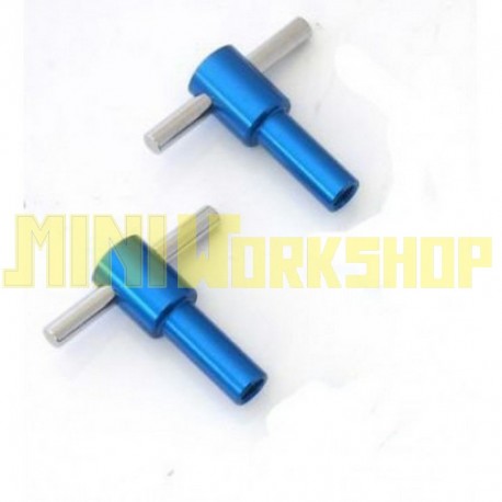 BULLONI A "T" PER COPERCHIO PUNTERIE (COPPIA) - COLORE BLU