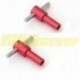 BULLONI A "T" PER COPERCHIO PUNTERIE (COPPIA) - COLORE ROSSO