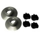 DISCHI FRENO DA 8.4 CON PASTIGLIE (COPPIA)