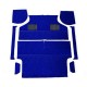 PAVIMENTO INTERNO IN MOQUETTE BLU - SET DA 8 PEZZI