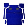 PAVIMENTO INTERNO IN MOQUETTE BLU - SET DA 8 PEZZI
