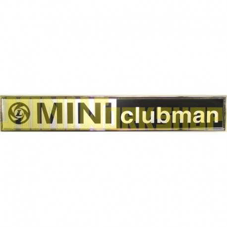 TARGHETTA BAULE POSTERIORE "MINI CLUBMAN"