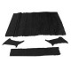 RIVESTIMENTO CIELO IN VINILE TRAFORATO NERO (BUDGET)