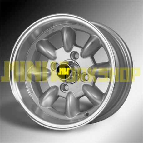 KIT N. 4 CERCHI IN LEGA 6.0x12 - MINILIGHT - ET-7 - COLORE ARGENTO