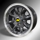 KIT N. 4 CERCHI IN LEGA 5.5x12 - SUPERLIGHT - ET10 - COLORE ANTRACITE