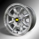 KIT N. 4 CERCHI IN LEGA 5.5x12 - SUPERLIGHT - ET10 - COLORE ARGENTO