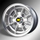 KIT N. 4 CERCHI IN LEGA 6.0x10 - MINILIGHT - ET-7 - COLORE ARGENTO