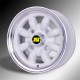 KIT N. 4 CERCHI IN LEGA 5.0x10 - MINILIGHT - ET12 - COLORE BIANCO