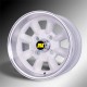 KIT N. 4 CERCHI IN LEGA 6.0x10 - MINILIGHT - ET-7 - COLORE BIANCO