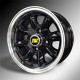 KIT N. 4 CERCHI IN LEGA 5.0x12 - SUPERLIGHT - ET14 - COLORE NERO