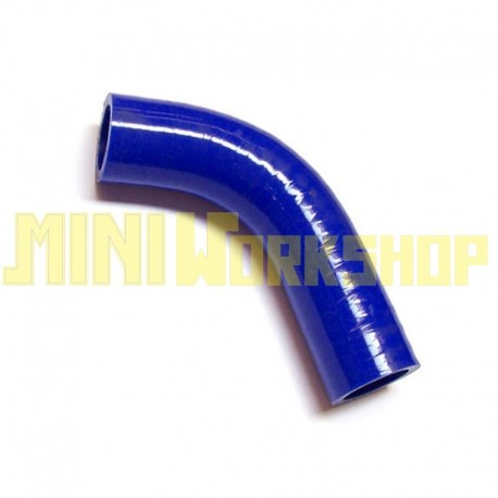 TUBO MANICOTTO RADIATORE SUPERIORE PICCOLO IN SILICONE BLU - MINI MK2