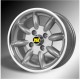 KIT N. 4 CERCHI IN LEGA 6.0x13 - MINILIGHT - ET16 - COLORE ARGENTO