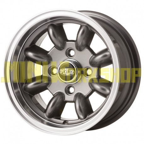 KIT N. 4 CERCHI IN LEGA 6.0x12 - SUPERLIGHT- COLORE ANTRACITE