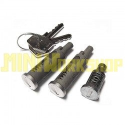 SET CILINDRETTI SERRATURA PORTE E BAULE CON CHIAVE - MINI DAL 1970 IN POI