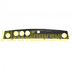 CRUSCOTTO CON FINITURA IN FIBRA DI CARBONIO - 3 + 1 STRUMENTI