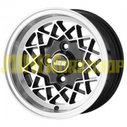 KIT N. 4 CERCHI IN LEGA 6.0x12 - RALLYE SPECIAL - ET-7 - COLORE NERO