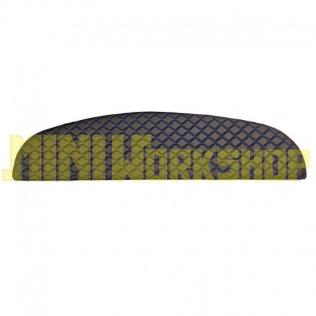 RIVESTIMENTO CAPPELLIERA IN SIMILPELLE NERA - CUCITURA DIAMANTE BLU - MINI FINO AL 1996